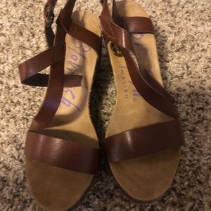 Blowfish Platform Strap Sandals